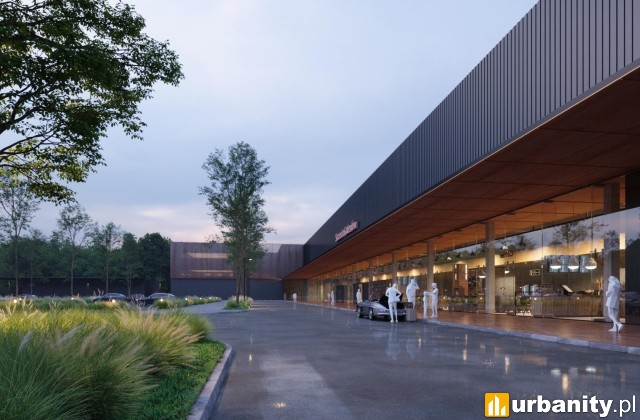 Projekt inwestycji na terenie portu lotniczego w Szczecinie, wiz. DEDECO Biuro Architektoniczne