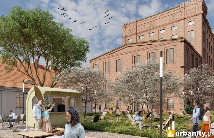 Wizualizacja kompleksu Przędzalniana 71 w Łodzi, fot. materiały inwestora