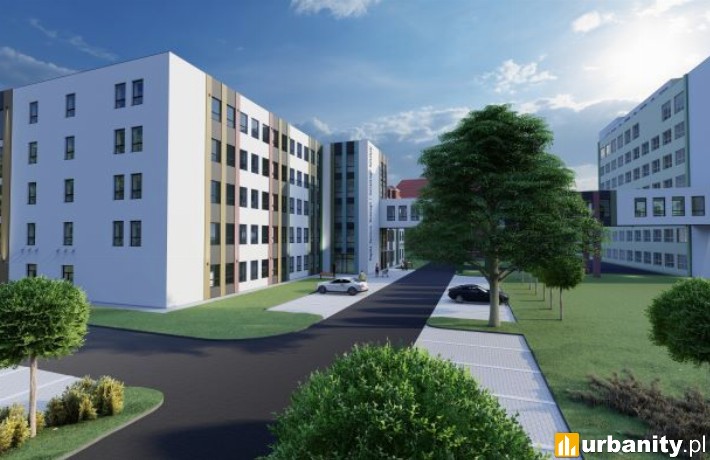 Nowy budynek Śląskiego Centrum Onkologii i Hematologii Dziecięcej, wiz. materiały prasowe