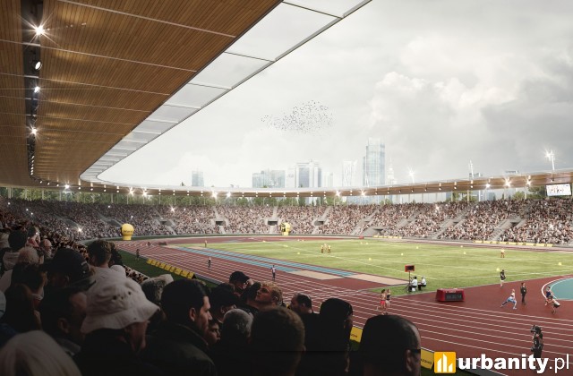 Tak wyglądały będą nowe obiekty sportowe na terenie Skry, wiz. Bujnowski Architekci i ATJ ARCHITEKCI