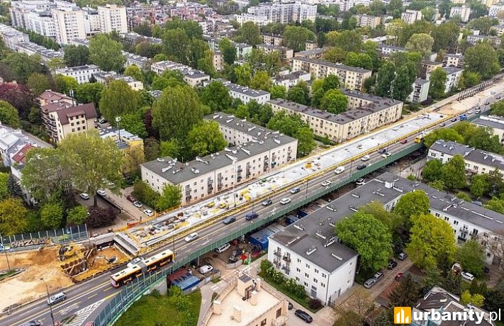 Trasa Łazienkowska w przebudowie. Dwa wiadukty do rozbiórki i odbudowy
