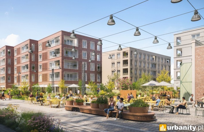 Osiedle Zajezdnia Motława w Gdańsku, wizualizacja, wiz. materiały dewelopera