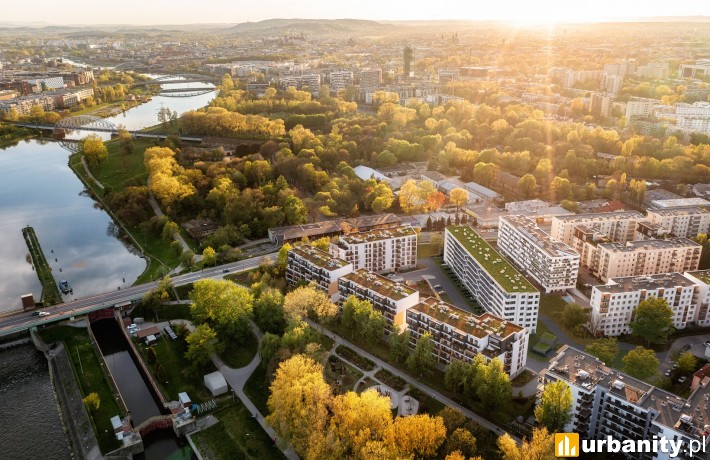 Zakątek Dąbie w Krakowie - wizualizacja