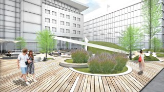 Przy warszawskich biurowcach powstanie amfiteatr