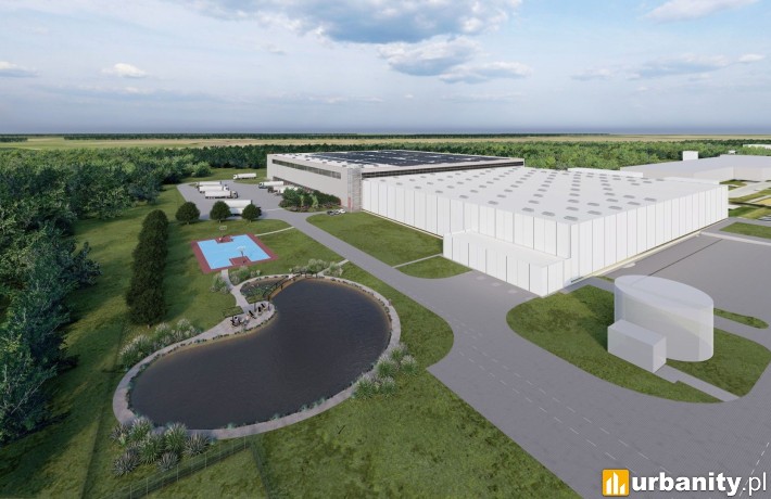 Nowe centrum logistyczne firmy Lorenz pod Wrocławiem, wiz. materiały inwestora