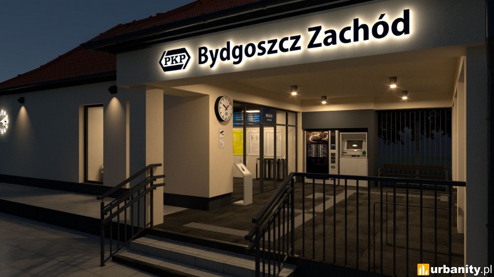 Wkrótce dworzec Bydgoszcz Zachód stanie się nowoczesny i ekologiczny