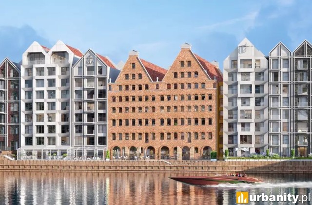 Hotel Renaissance sieci Mariott nad Motławą w Gdańsku, wizualizacja, wiz. Grupa Hotelowa PI Apartamenty&Hotele