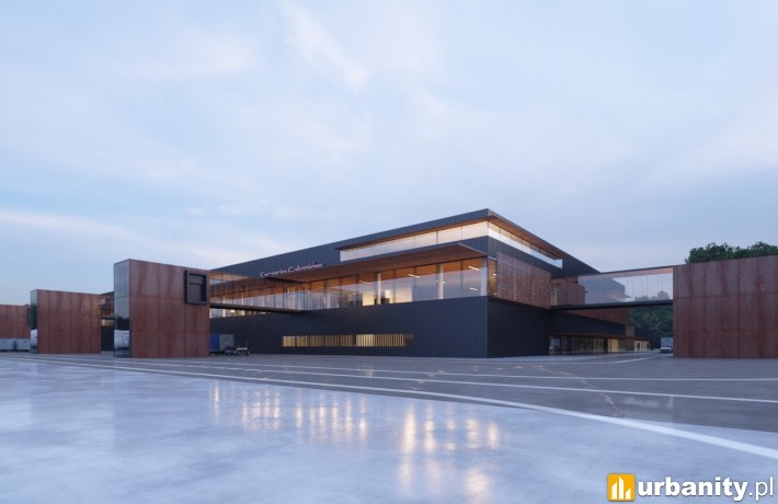 Projekt inwestycji na terenie portu lotniczego w Szczecinie, wiz. DEDECO Biuro Architektoniczne