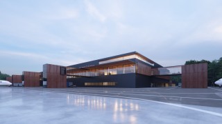 Projekt inwestycji na terenie portu lotniczego w Szczecinie, wiz. DEDECO Biuro Architektoniczne