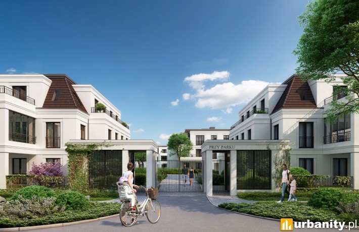 Osiedle Przy Parku w Żernikach Wrocławskich, wiz. materiały dewelopera