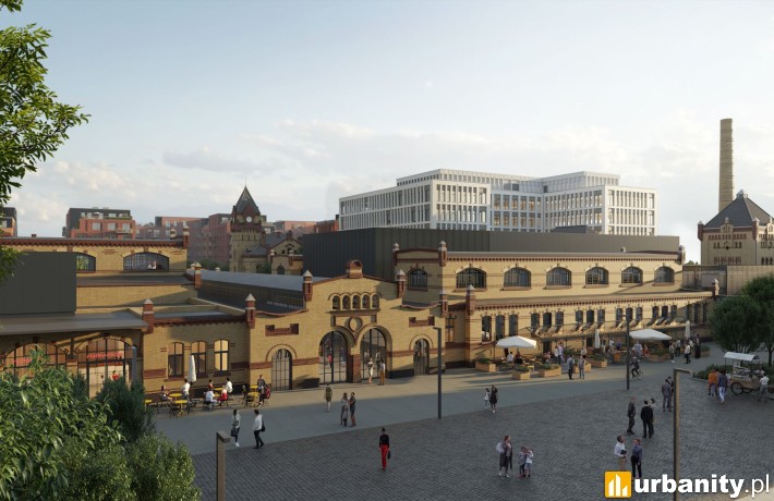 Wizualizacja rewitalizacji kompleksu Stara Rzeźnia, wiz. materiały inwestora