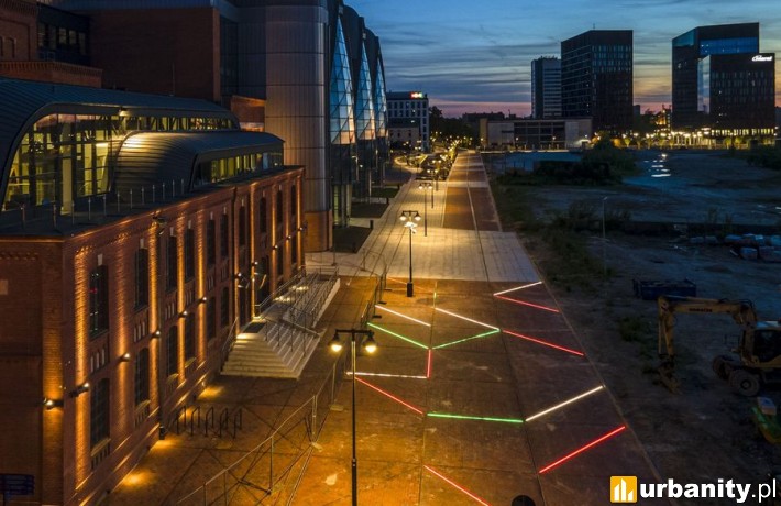 Na terenie Nowego Centrum Łodzi powstała ulica Hasa, fot. ŁÓDŹ.PL