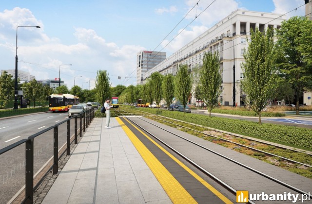 Zielona Marszałkowska, fot. ZDM Warszawa