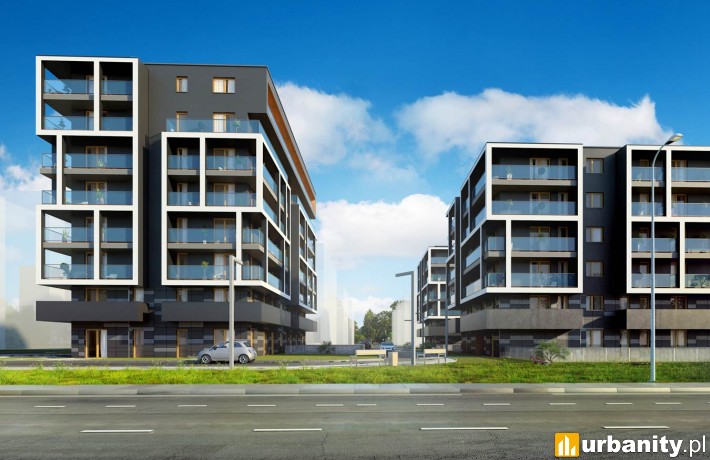 Projekt Apartamentów Przybyszewskiego 64 w Krakowie