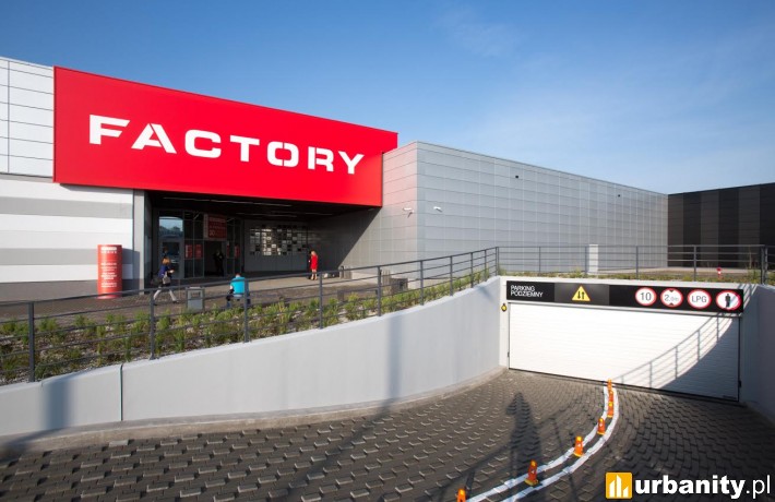 Factory Ursus po rozbudowie o dodatkową powierzchnię handlową