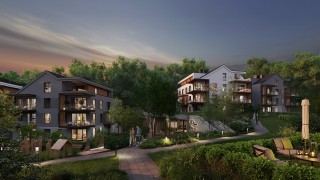 Kameralne osiedle apartamentowe na szczycie wzgórza w gdańskiej dzielnicy Siedlce