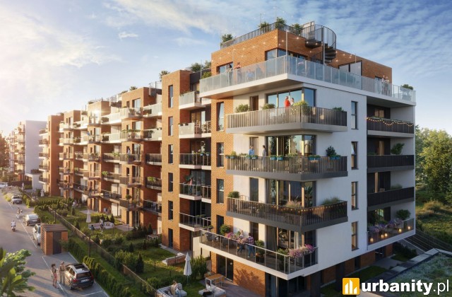 II etap Osiedla Blask w Łodzi, wizualizacja, wiz. materiały dewelopera