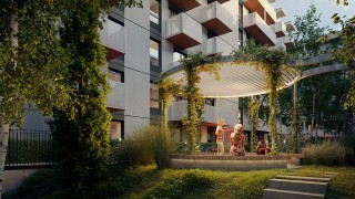 Zmienia się teren po dawnych zakładach produkujących wodomierze na Jeżycach. Powstają kolejne budynki