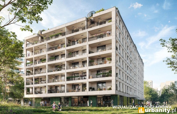 Osiedle ale!KEN w Warszawie, wizualizacja, wiz. materiały dewelopera
