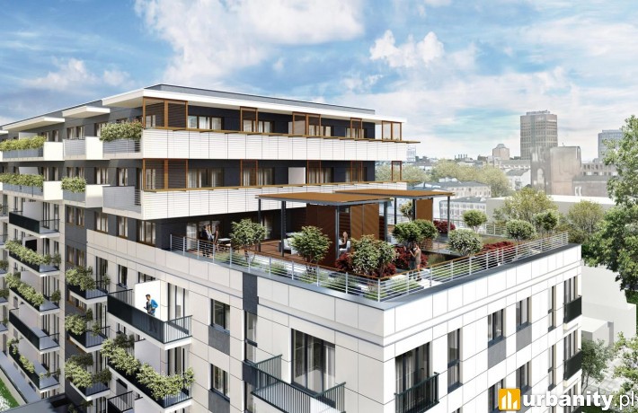 Projekt budynku w ramach inwestycji Central Park Apartments