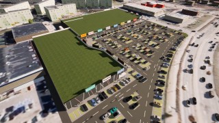 Centrum handlowe S1 w Skierniewicach - wizualizacja