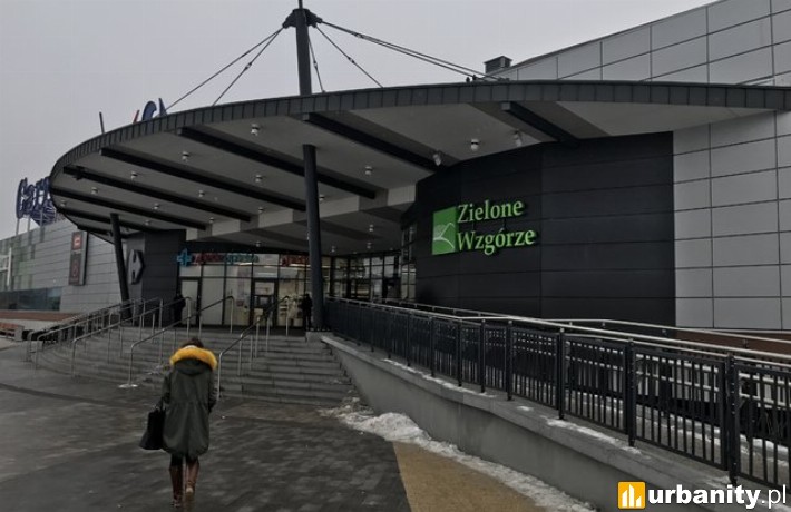 Nowe główne wejście do Galerii Zielone Wzgórze