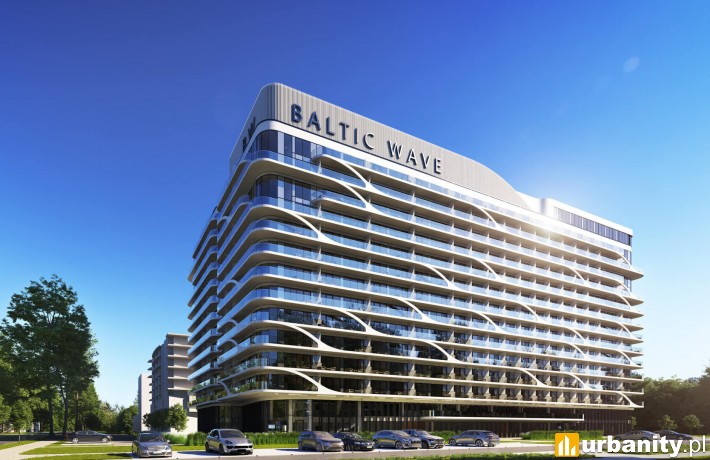 Projekt hotelu Baltic Wave w Kołobrzegu