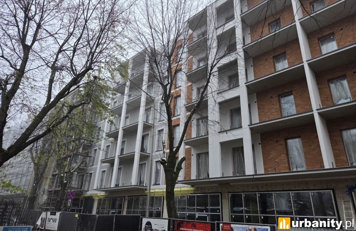 Postęp prac na budowie inwestycji NOW w Łodzi, fot. OKAM