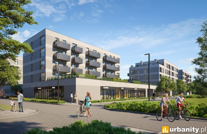 Nowe Miasto Polesie III w Łodzi - wizualizacja
