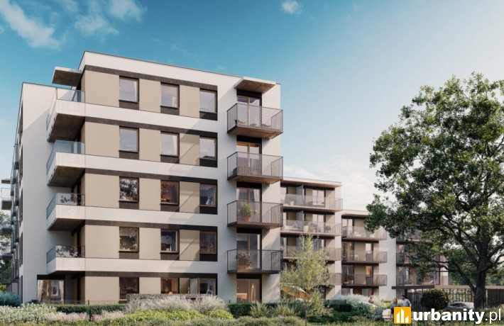 Wizualizacja Osiedla Dobre Strony w Krakowie, wiz. materiały dewelopera