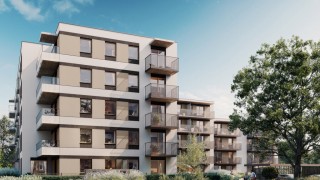 Południe Krakowa z nowym osiedlem. Kaskadowa zabudowa przy Obozowej