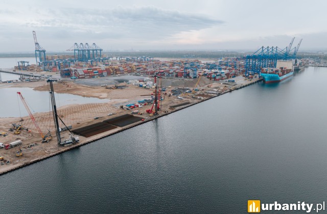 Terminal T5 w Porcie Gdańsk, fot. Soletanche