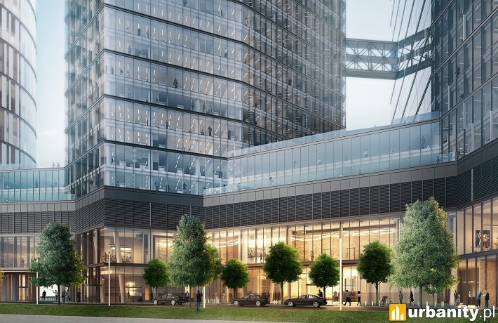Kompleks The Warsaw Hub w Warszawie - projekt