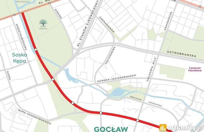 Tramwaj na Gocław, wiz. Tramwaje Warszawskie