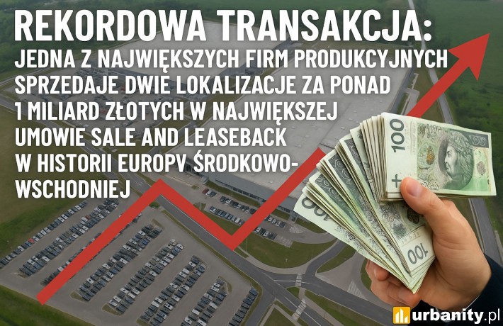 Największa transakcja tego typu nie tylko w historii Europy Środkowo-Wschodniej. Kwota ponad 1 mld zł