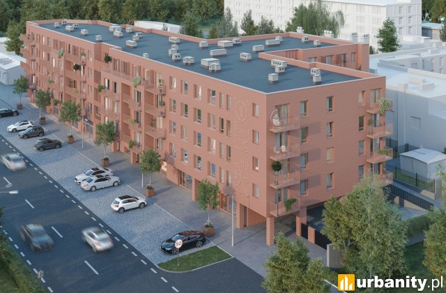 Projekt inwestycji mieszkaniowej przy Wróblewskiego 1, wiz. materiały dewelopera