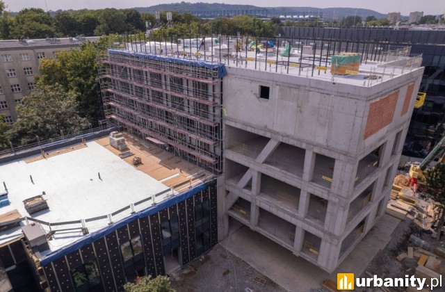 Przebudowa budynku S-1 na kampusie AGH, fot. Grupa NDI