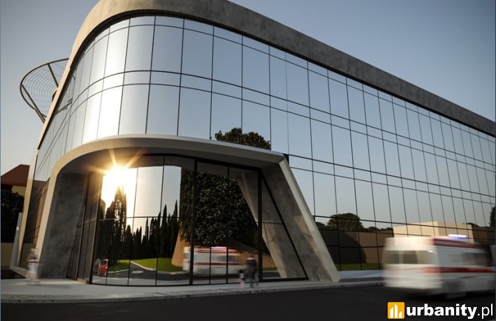 Centrum Zabiegowe dla Dzieci w Szczecinie, wizualizacja, wiz. HAMER Marcin Hamerski