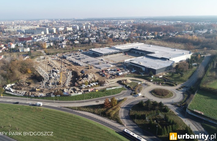 Comfy Park Bydgoszcz, budowa inwestycji, fot. mat. prasowe