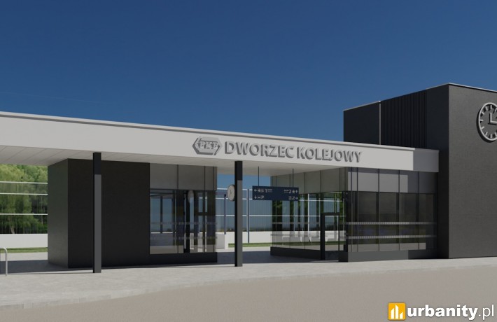 Nowy dworzec w Czarnej - wizualizacja