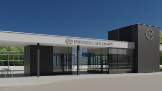 Nowy dworzec w Czarnej - wizualizacja