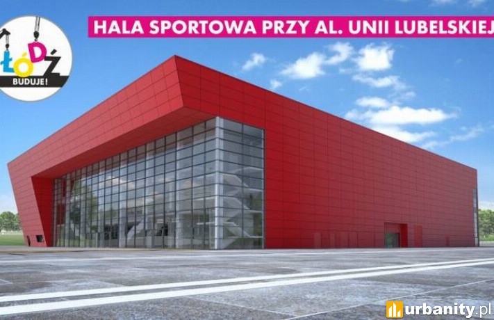 Wizualizacja hali sportowej przy alei Unii Lubelskiej 2