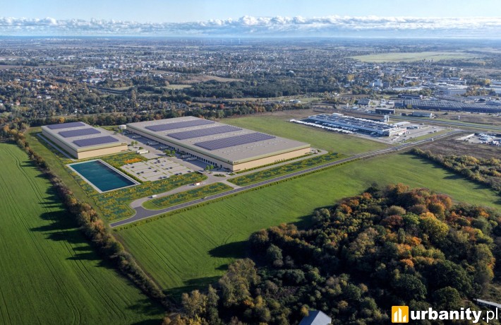 Jet Industrial Park Gdańsk, projekt inwestycji, wiz. materiały inwestora