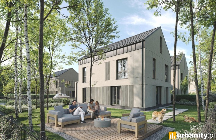 Michałowice Parkowa, wizualizacja osiedla, wiz. materiały dewelopera