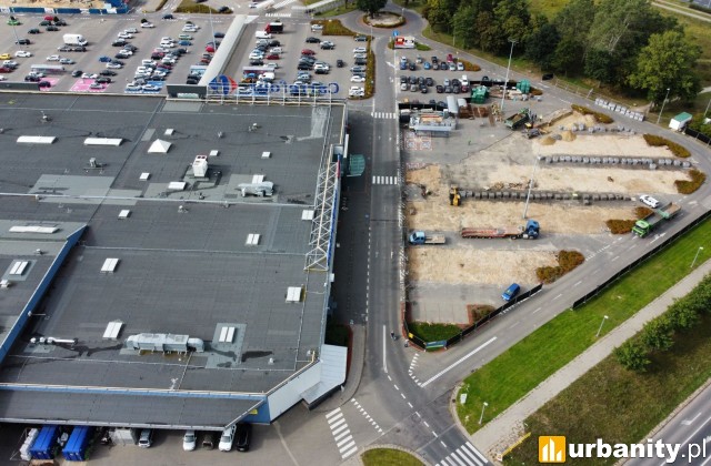 Budowa drugiego retail parku przy Nowych Bielawach, fot. Nowe Bielawy