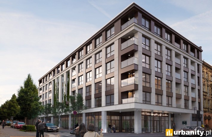 Ruszyła budowa luksusowego apartamentowca w centrum Łodzi. Na elewacji powstanie wodospad