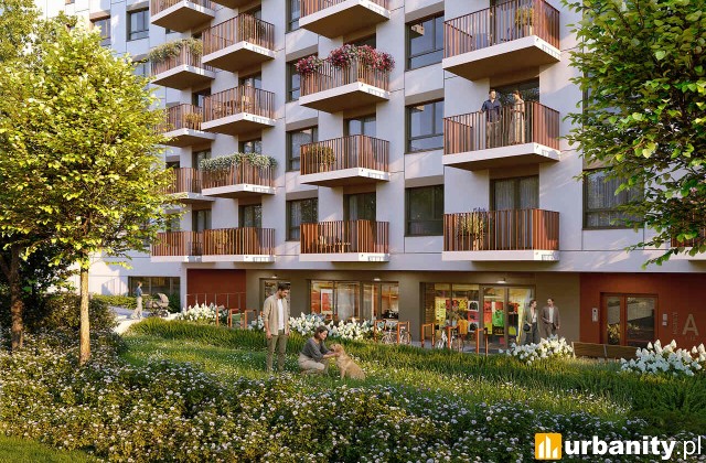 Przystanek Prądnik - pierwszy etap inwestycji, wiz. materiały dewelopera