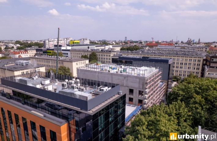 Przebudowa budynku S-1 na kampusie AGH, fot. Grupa NDI