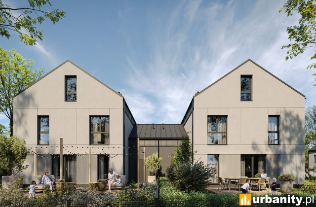 Michałowice Parkowa, wizualizacja osiedla, wiz. materiały dewelopera