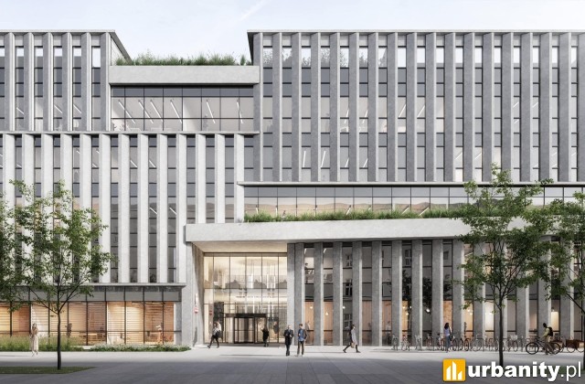 Wstępna koncepcja gmachu nowej siedziby MSZ, wiz. DA Dziuba Architekci